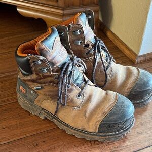 Timberland PRO Brown and Black Work Boots